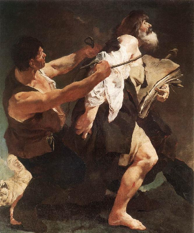 PIAZZETTA, Giovanni Battista St James Brought to Martyrdom kkjh Spain oil painting art